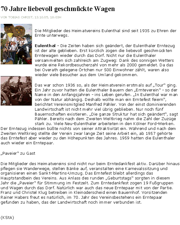 Bericht 70 Jahre KSTA